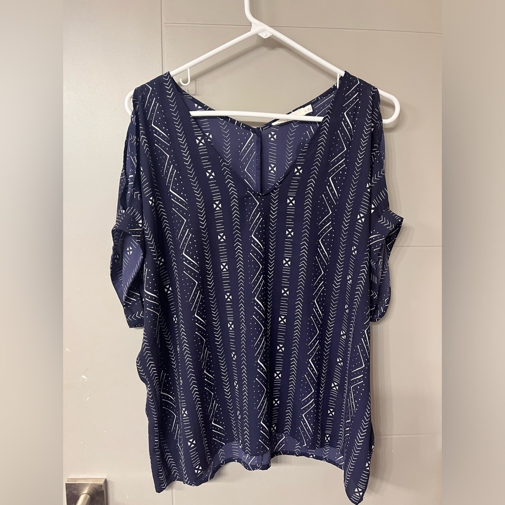 Lush Cold Shoulder blouse large